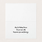 Merry Christmas Kaart (Binnenkant ongevouwen)