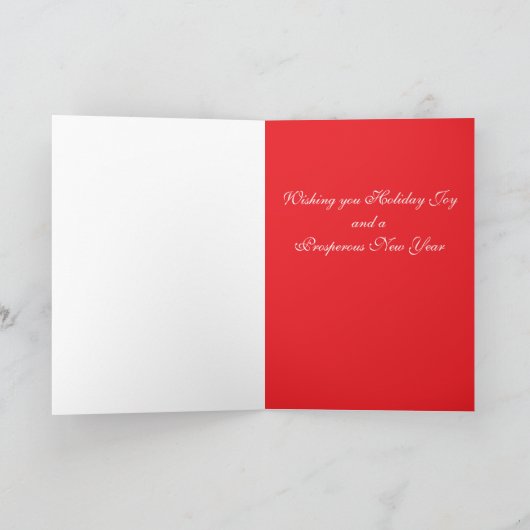 Merry Christmas Kaart (Binnen)