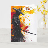 Merry Christmas Kaart (Gele Bloem)