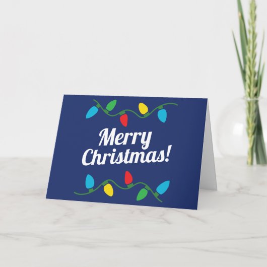Merry Christmas Kaart Design (Voorkant)