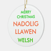 MERRY CHRISTMAS KERAMISCH ORNAMENT (Links)