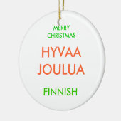 MERRY CHRISTMAS KERAMISCH ORNAMENT (Links)