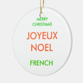 MERRY CHRISTMAS KERAMISCH ORNAMENT (Links)