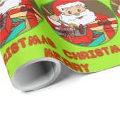 Merry Christmas - Kerst- en cadeautekening Cadeaupapier (Rol Hoek)