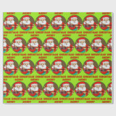 Merry Christmas - Kerst- en cadeautekening Cadeaupapier (Vlak)