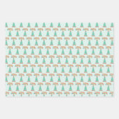 MERRY CHRISTMAS - kerstboom Inpakpapier Vel (Voorkant 2)