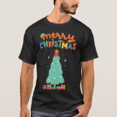 MERRY CHRISTMAS - kerstboom T-shirt (Voorkant)
