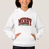Merry Christmas Kind Pullover Hoodie (Voorkant)