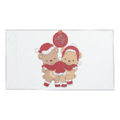 Merry Christmas King Size Kussensloop Design (Achterkant)