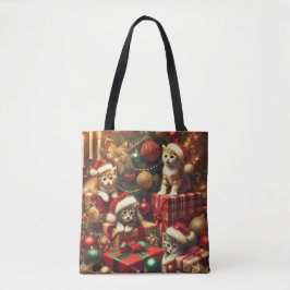 Merry Christmas  Kitten Collectie Tote Bag