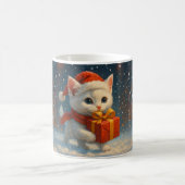 Merry Christmas - Kitten - Gift  Mug Koffiemok (Center)