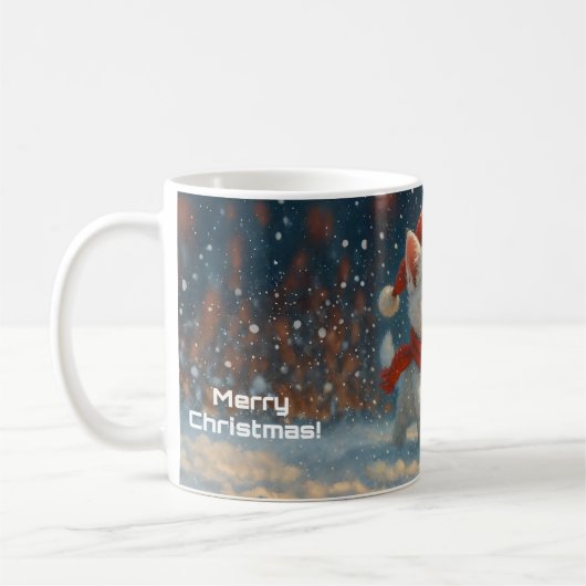 Merry Christmas - Kitten - Gift  Mug Koffiemok (Links)