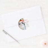 Merry Christmas Kitten Stickers w / vers (Envelop)