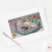 Merry Christmas Kitty Kat Stickers (Envelop)