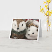 MERRY CHRISTMAS "KLEINE ÉÉN" HOPE HET IS VRIJ KAART (Gele Bloem)