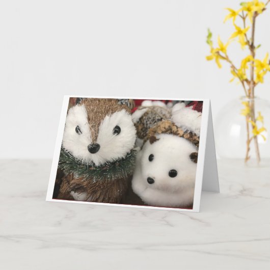 MERRY CHRISTMAS "KLEINE ÉÉN" HOPE HET IS VRIJ KAART (Gele Bloem)