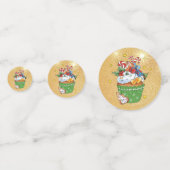Merry Christmas Konfetti Confetti (Achterkanten)