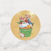 Merry Christmas Konfetti Confetti (Kleine voorkant)