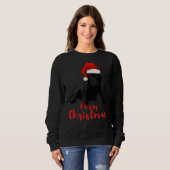 Merry Christmas Labrador Black Labrador Trui (Voorkant volledig)