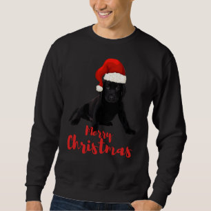 Merry Christmas Labrador Black Labrador Trui