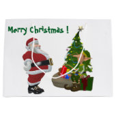 MERRY CHRISTMAS LARGE CADEAUTASJE (Voorkant)
