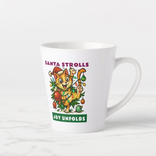 Merry Christmas Latte Mok (Rechts)