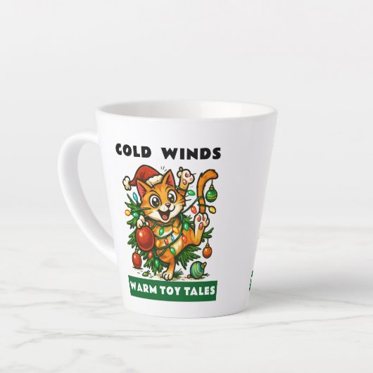 Merry Christmas Latte Mok (Linkerhoek)