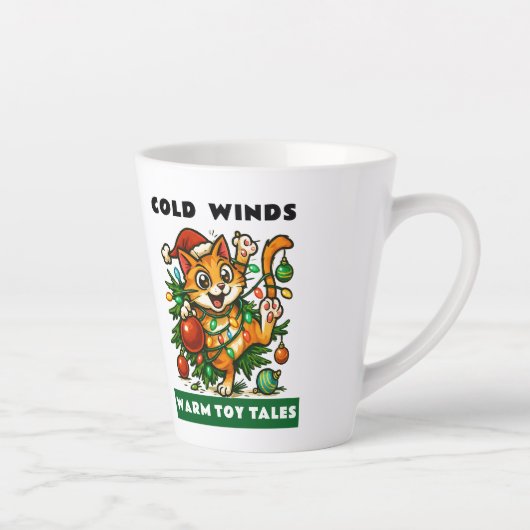 Merry Christmas Latte Mok (Rechts)