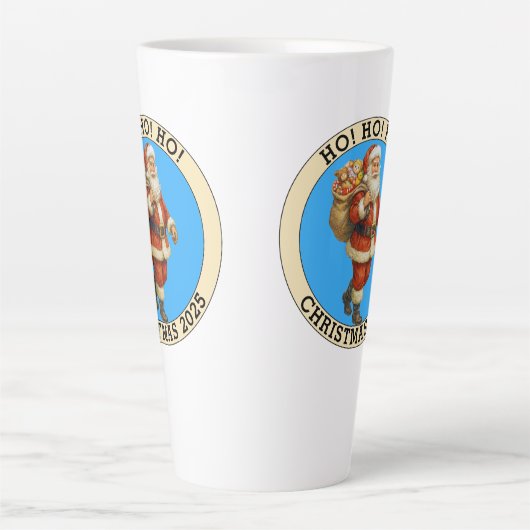 Merry Christmas Latte Mok (Voorkant)