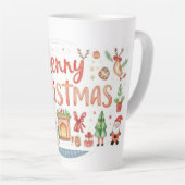 Merry christmas Latte Mug Mok (Rechterhoek)