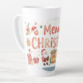 Merry christmas Latte Mug Mok (Linkerhoek)