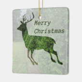 Merry Christmas Leaping Deer Ornament (Links)