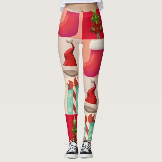 MERRY CHRISTMAS LEGGINGS (Voorkant)
