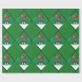 MERRY CHRISTMAS LEMUR CADEAUPAPIER (Vlak)