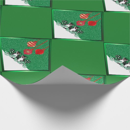 MERRY CHRISTMAS LEMUR CADEAUPAPIER (Hoek)