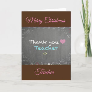 MERRY CHRISTMAS ***LERER** HOLIDAIRE KAART