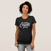 Merry CHRISTmas Lettering Christelijk Christ Jesus T-shirt (Voorkant volledig)