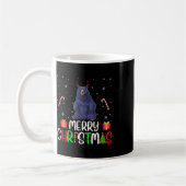 Merry Christmas Lights Beer Rendieren Pet Xmas Pjs Koffiemok (Links)