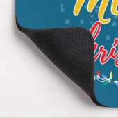 Merry Christmas Lights Nurse Hat Xmas Funny Nurse  Muismat (Hoek)