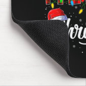 Merry Christmas Lights Santa Hat Xmas Family Men W Muismat (Hoek)