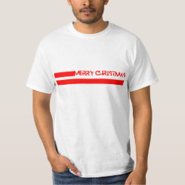MERRY CHRISTMAS LINES T-SHIRT