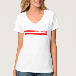 merry christmas lines t-shirt