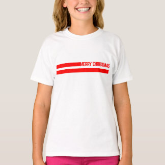 merry christmas lines t-shirt