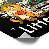 Merry Christmas Litter’s Full Funny Cat Lover Sarc Poster (Hoek)