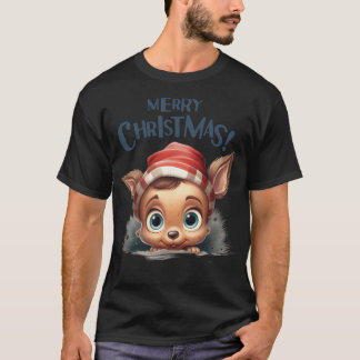 Merry Christmas Little Reindeer - Kerstmagie T-shirt