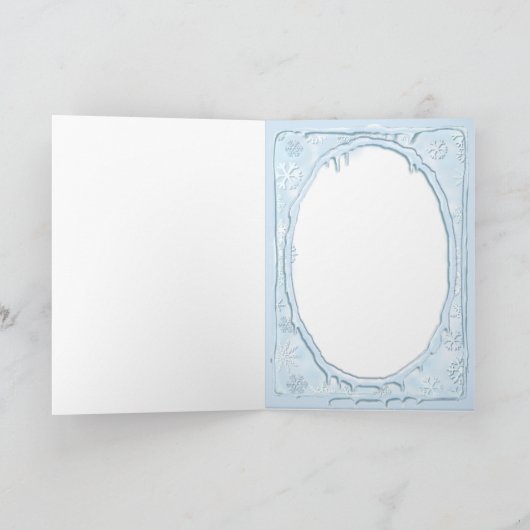 MERRY CHRISTMAS LOG CABIN by SHARON SHARPE Feestdagen Kaart (Binnen)