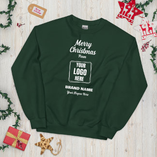 Merry Christmas Logo Merknaam Slogan Personeel Gif Trui
