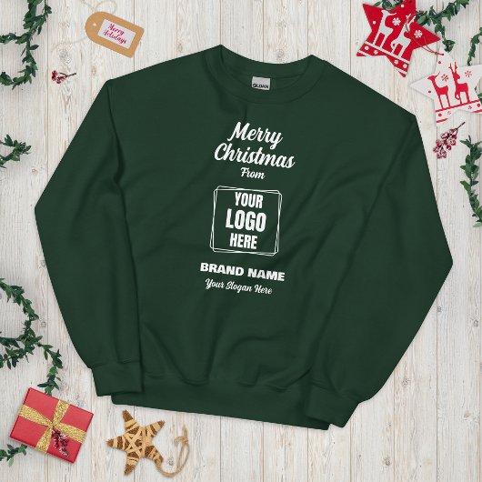 Merry Christmas Logo Merknaam Slogan Personeel Gif Trui