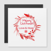 Merry Christmas Love & Hope card (Voorkant / Achterkant)