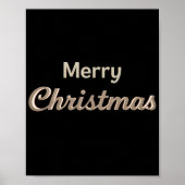 Merry Christmas Luxury Typography Poster 01 (Voorkant)